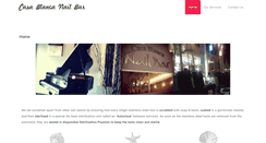 Desktop Screenshot of casablancanailbar.com